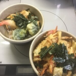 手作りつゆで天丼